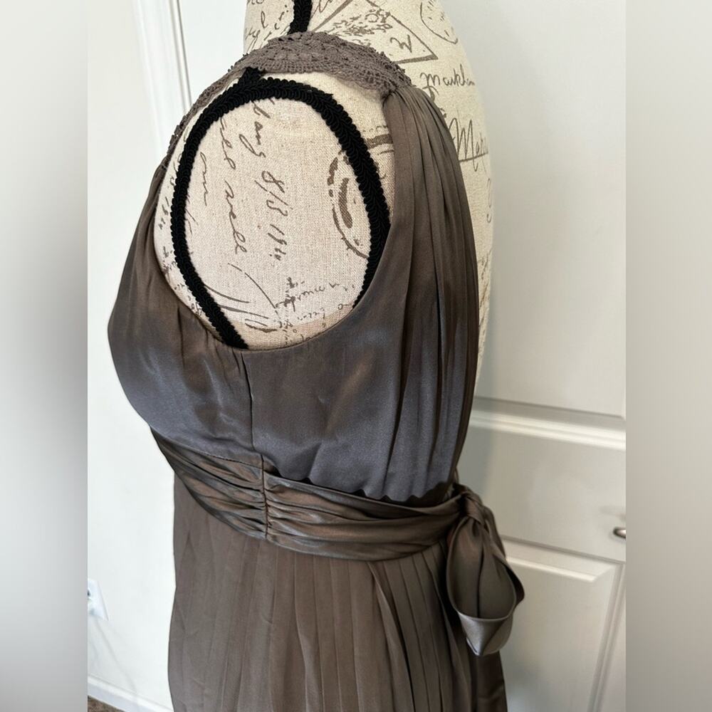 BCBG MaxAzria Grecian Gown Sz 8 Prom Formal Wedding Cosplay Goddess Bridesmaid - Picture 7 of 16